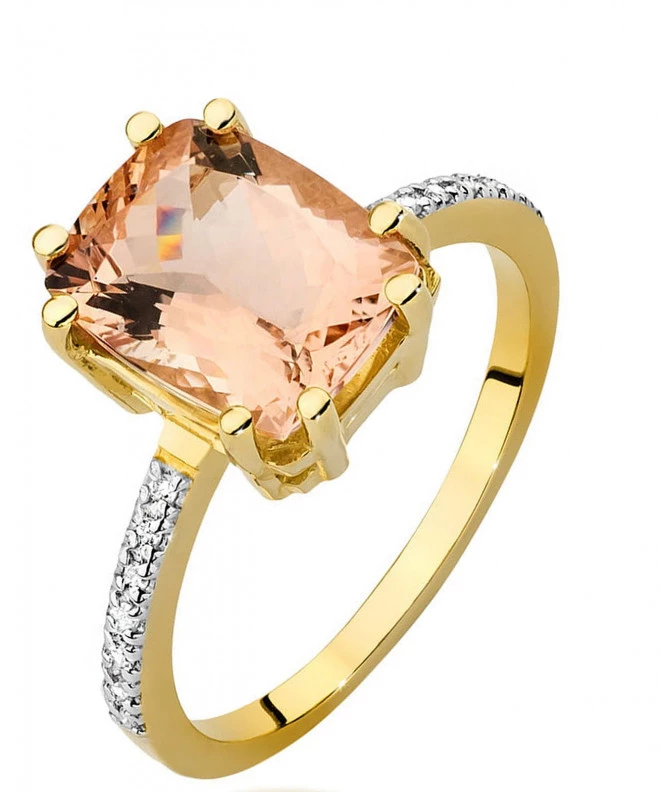 Prsteň Bonore - Zlato 585 - Morganit 2,8 ct 94400