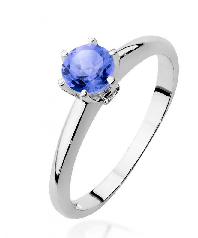 Prsteň Bonore - Biele Zlato 585 - Tanzanit 0,5 ct 126572