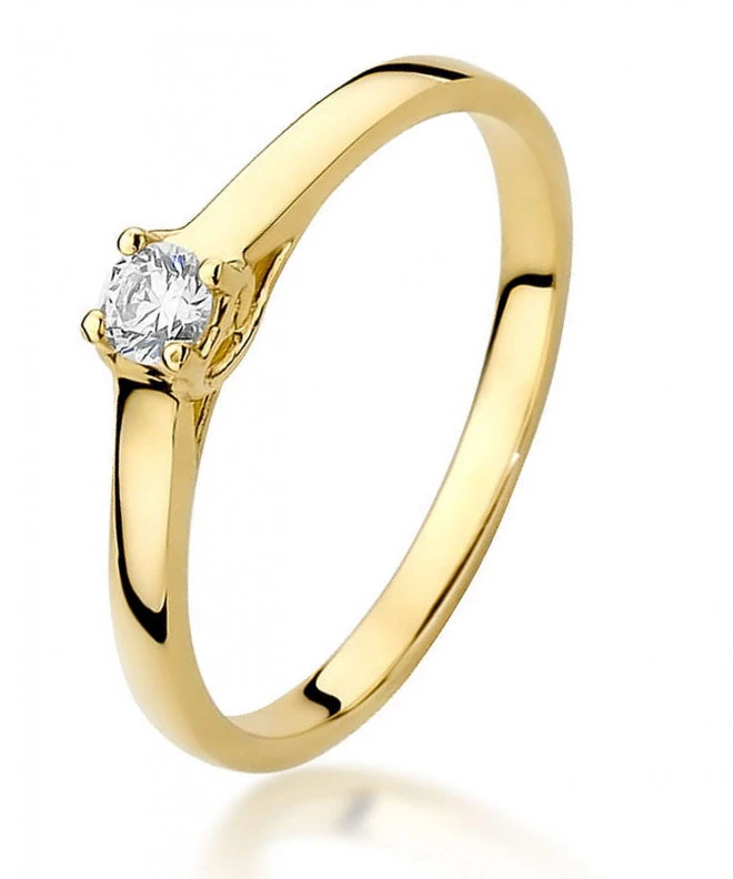 Prsteň Bonore - Zlato 585 - Diamant 0,12 ct 86186
