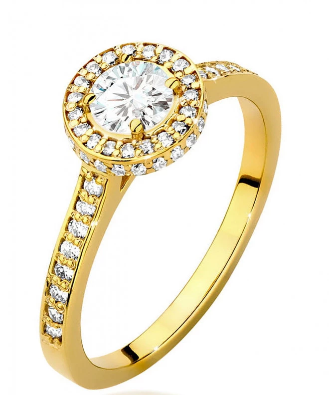 Prsteň Bonore - Zlato 585 - Diamant 0,5 ct 91335