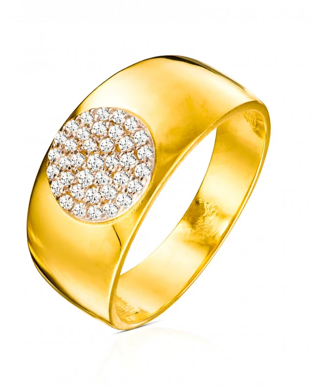 Prsteň Bonore - Zlato 585 - Zirkón 135200