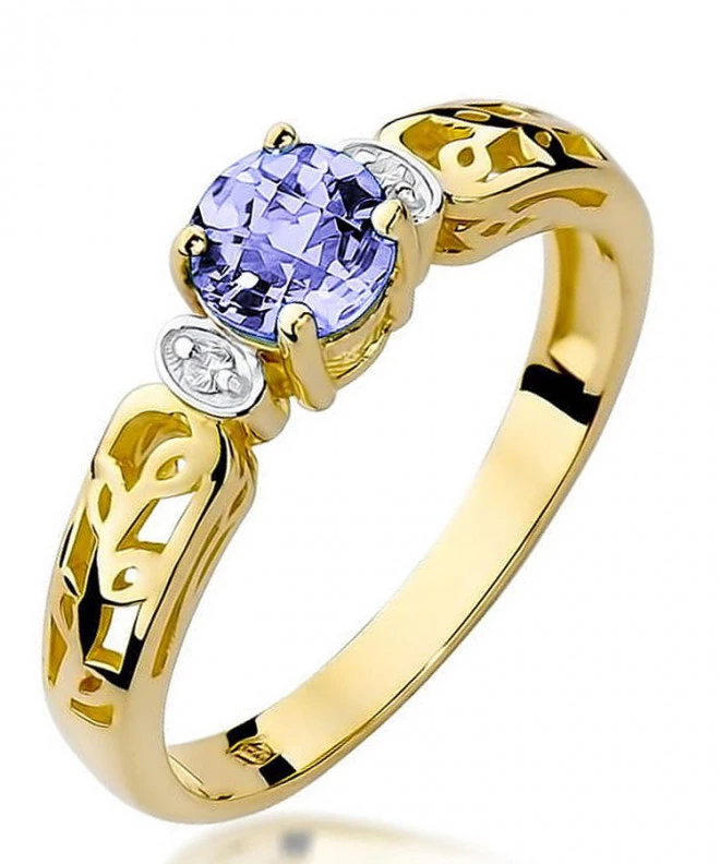 Prsteň Bonore - Zlato 585 - Tanzanit 0,5 ct 99626