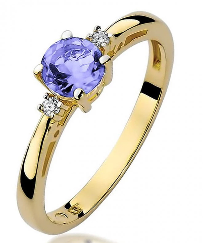 Prsteň Bonore - Zlato 585 - Tanzanit 0,5 ct 99625