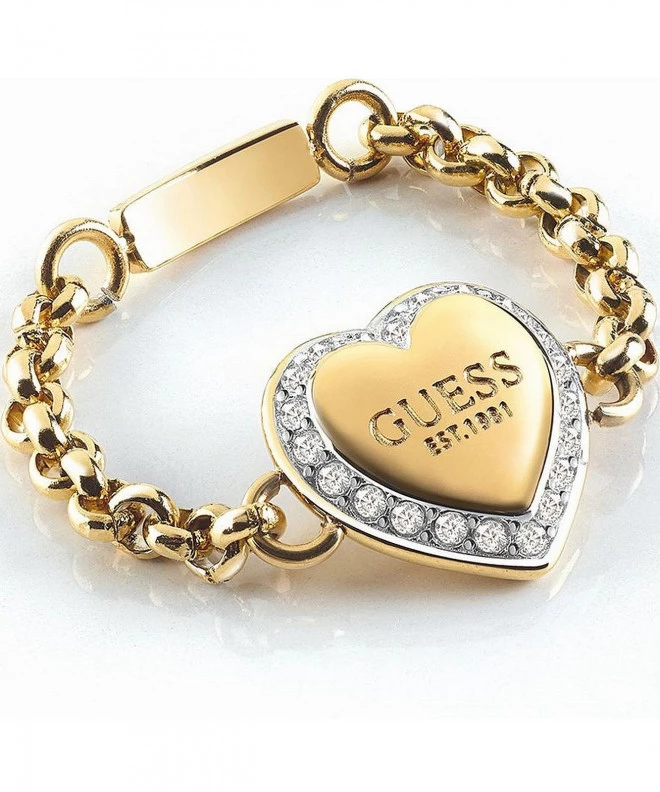 Prsteň Guess Fine Heart JUBR01429JWYG54