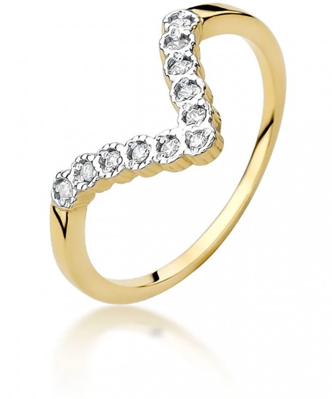 Prsteň Bonore - Zlato 585 - Diamant 0,7 ct 92358
