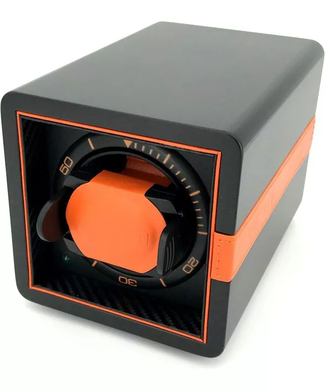 Naťahovač Hodiniek Leanschi Black Matt & Orange WS01-BLA2