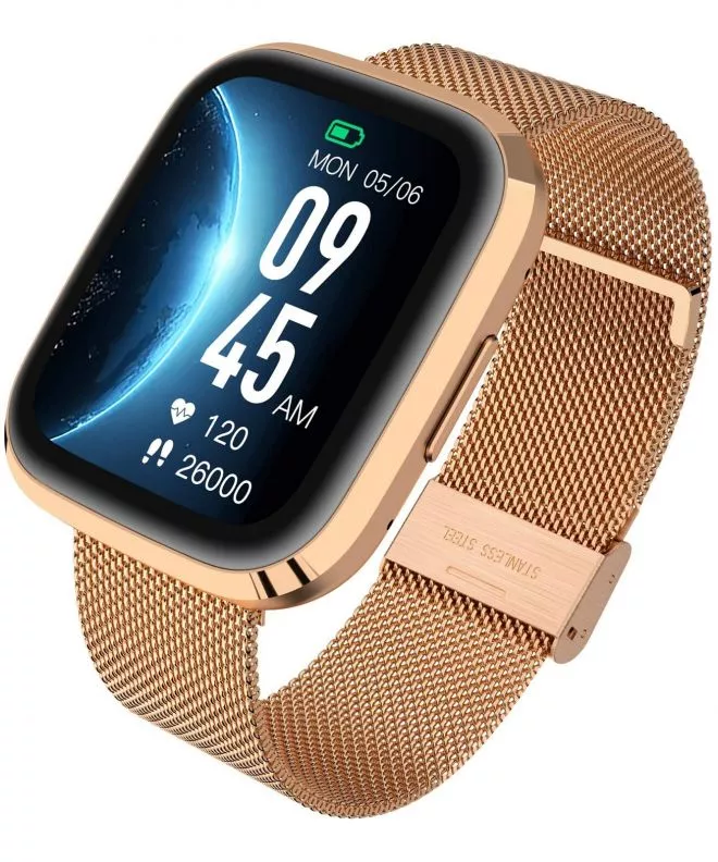 Smart Hodinky Garett GRC STYLE Gold Steel 5904238484869