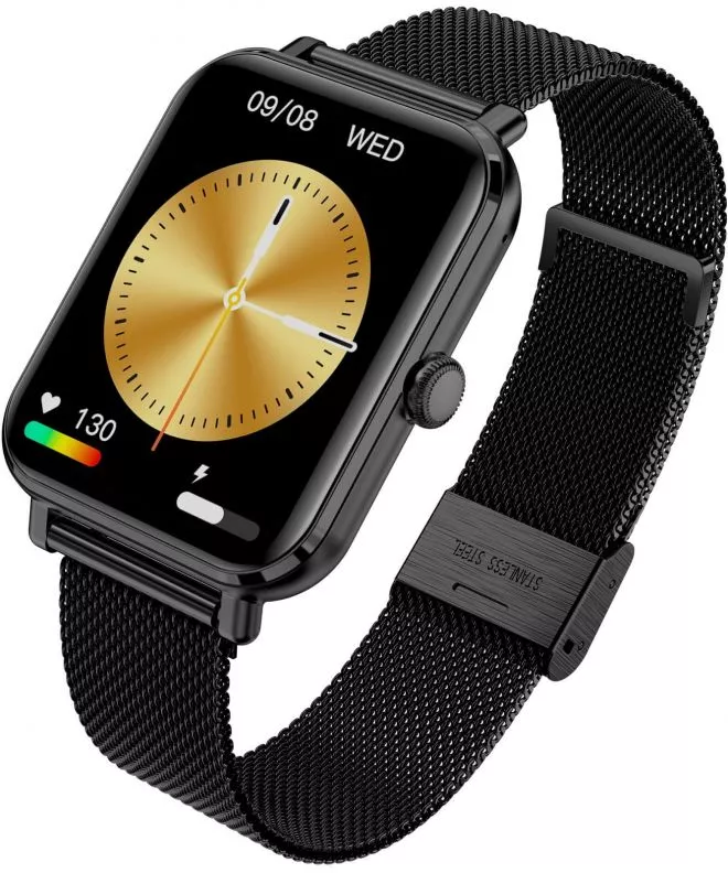 Smart Hodinky Garett GRC CLASSIC Black Steel 5904238484807