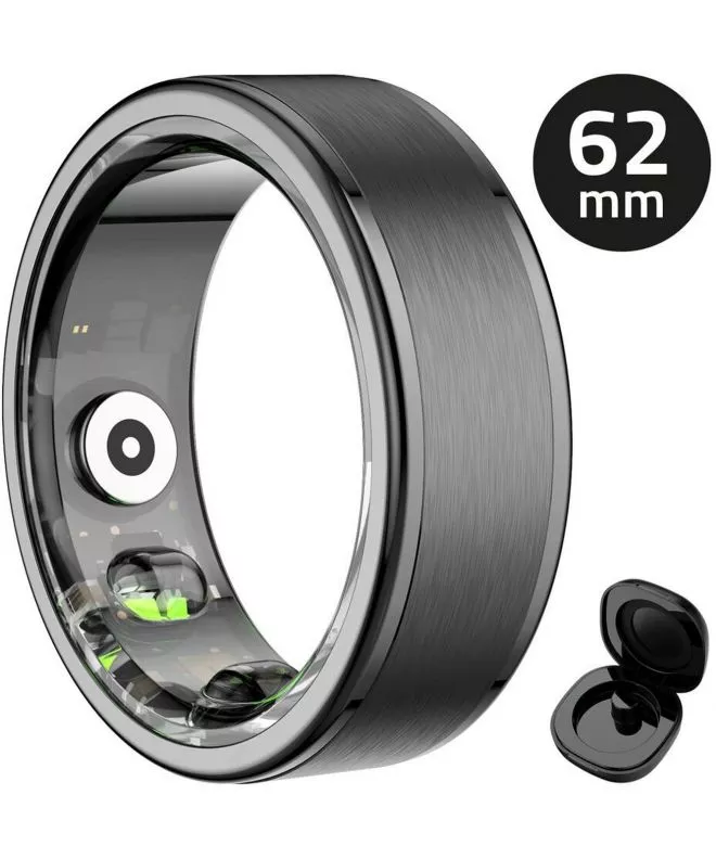 Smartring unisex Manta OneRing Čierna 62 mm SR01BK-62