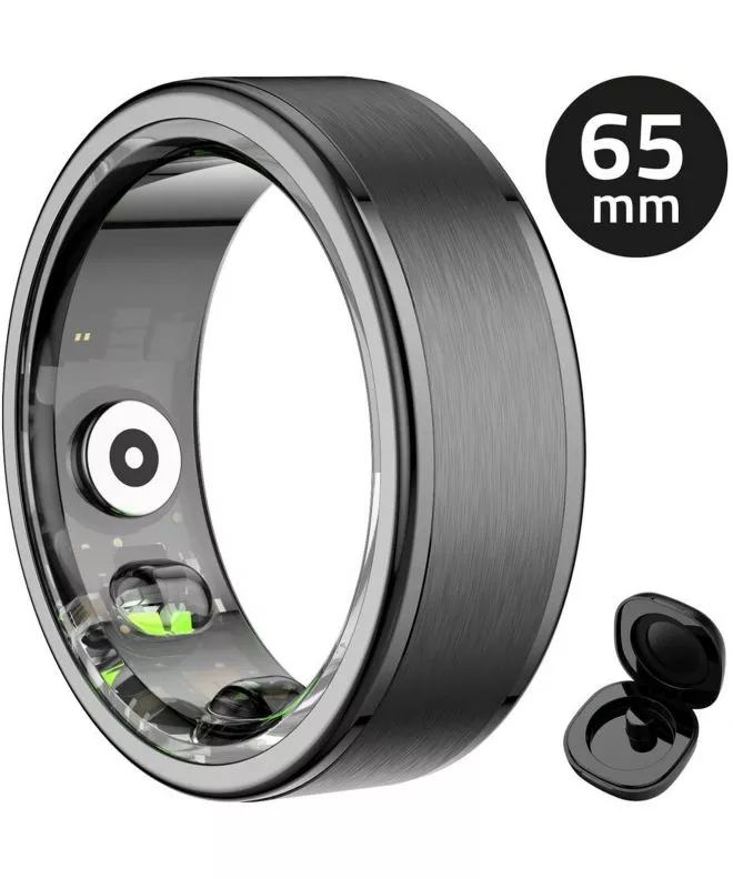 Smartring unisex Manta OneRing Čierna 65 mm SR01BK-65
