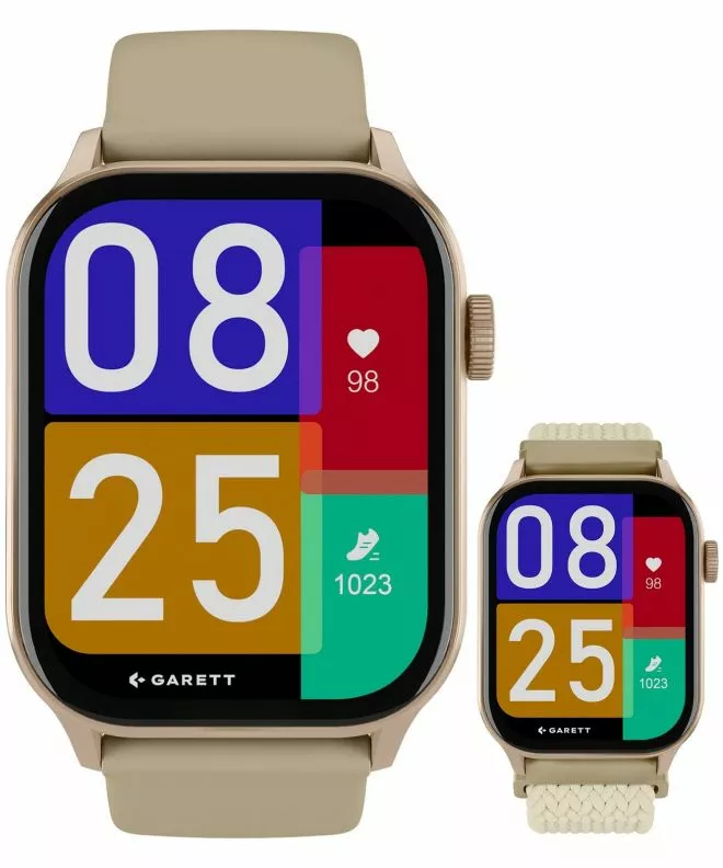 Smart Hodinky unisex Garett Activity 3 Zlato SET 5904238487259