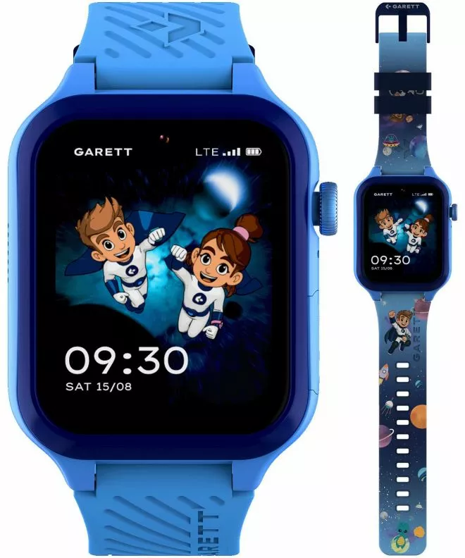 Smart Hodinky detské Garett Kids Essa AI 4G Modrá SET 5904238487273