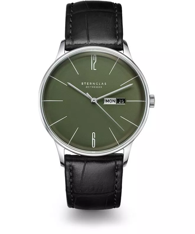 Hodinky pánske Sternglas Berlin Olive Green S01-BE08-HE04