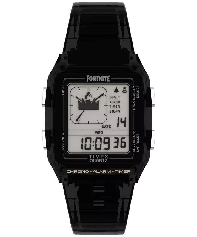 Hodinky unisex Timex Q Timex Lca Chronograph Fortnite® TW2W96500