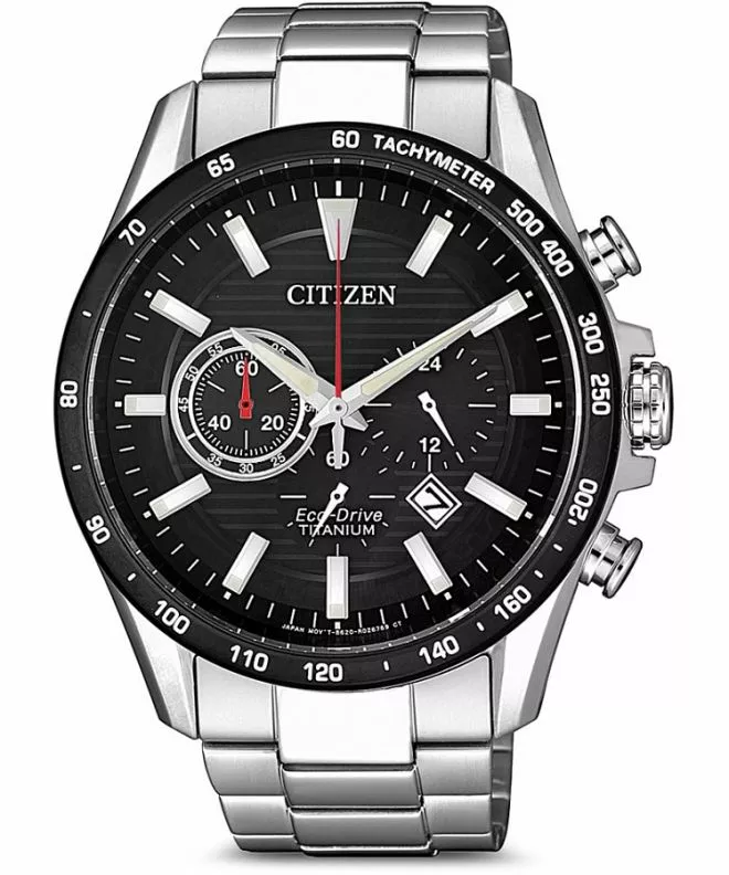 Hodinky pánske Citizen Super Titanium Eco-Drive Chronograph CA4444-82E