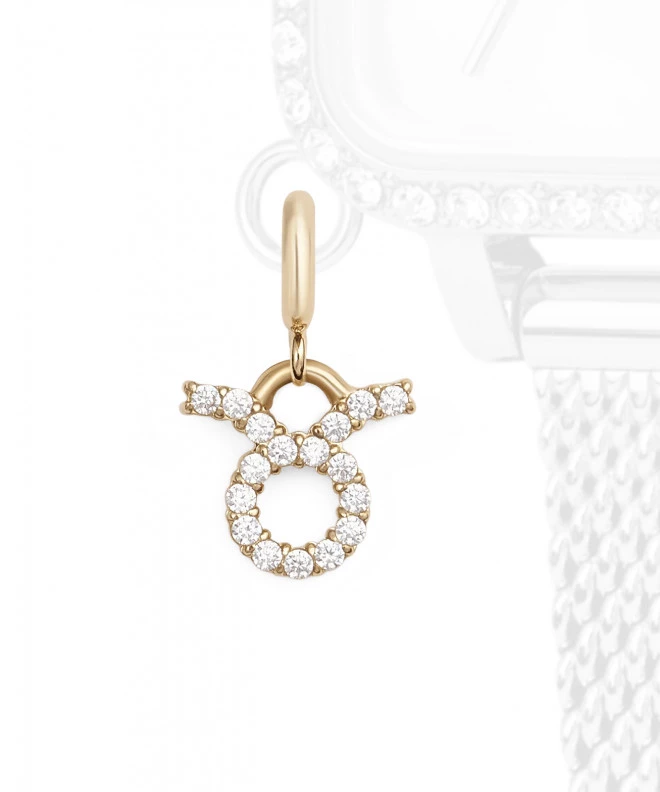 Prívesok Daniel Wellington Charm Gold Taurus DW01500002