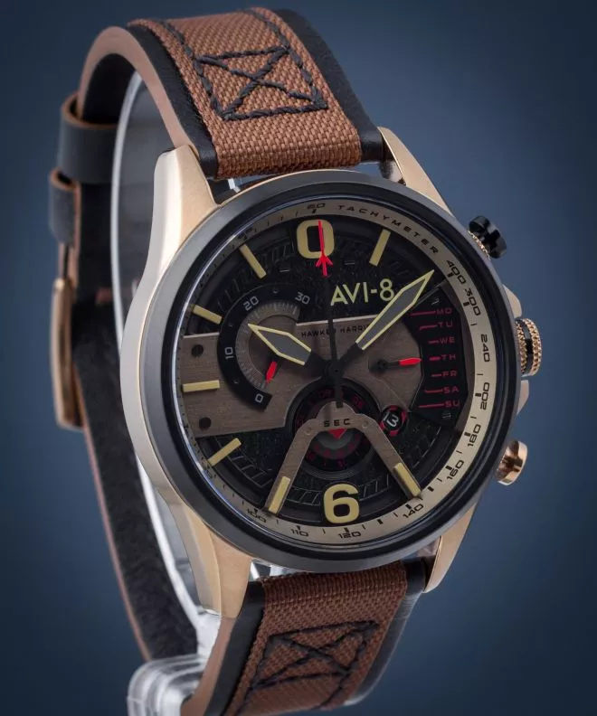 Hodinky Pánske AVI-8 Hawker Harrier II Retrograde Chronograph AV-4056-06