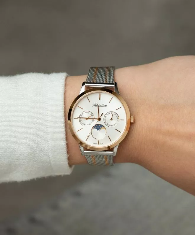 Hodinky Dámske Adriatica Moonphase A3174.R113QF