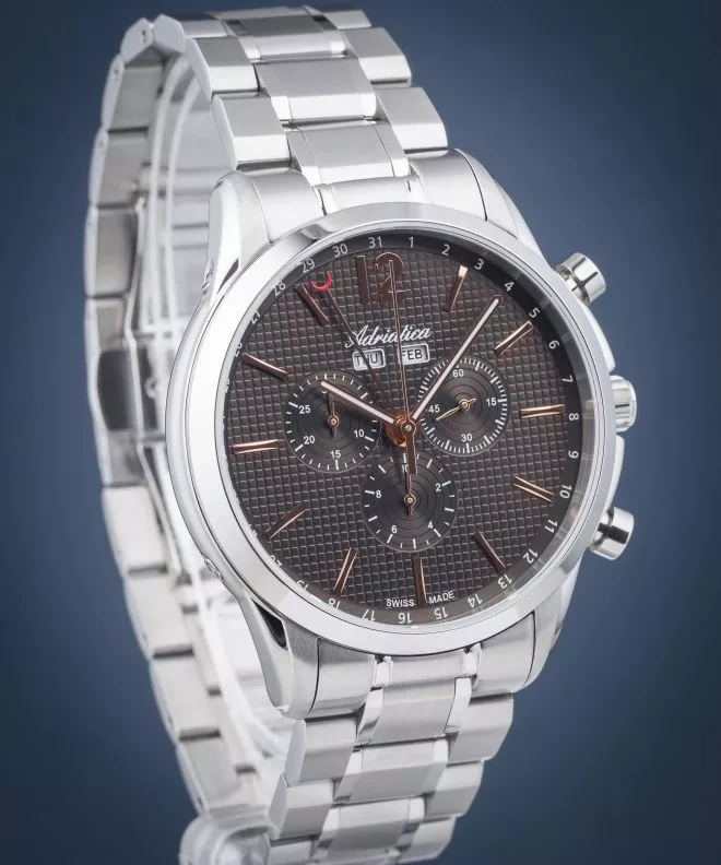 Hodinky pánske Adriatica Multifunction Chronograph A8283.51R6CH