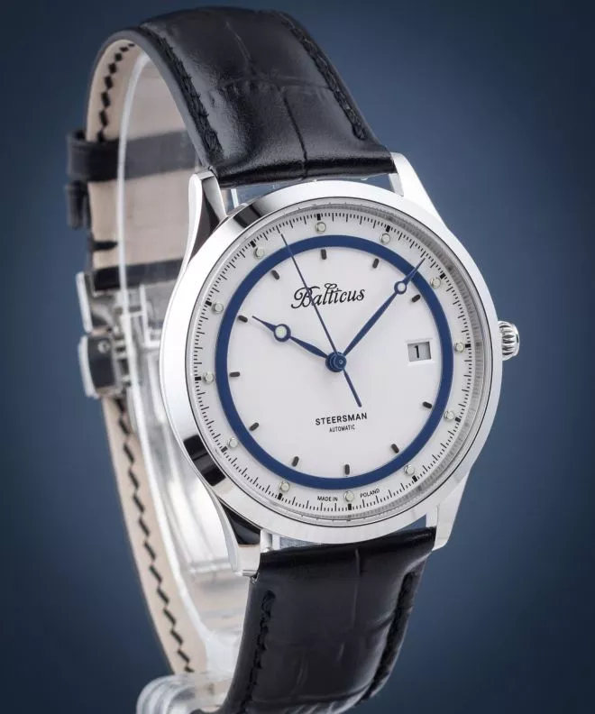 Hodinky pánske Balticus Steersman Automatic Limited Edition BALSTSWBLU