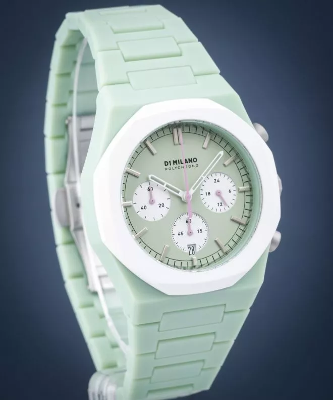 Hodinky unisex D1 Milano Polychrono Green Blast PHBJ02