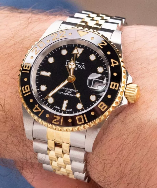 Hodinky pánske Davosa Ternos Diver Ceramic GMT 161.591.05