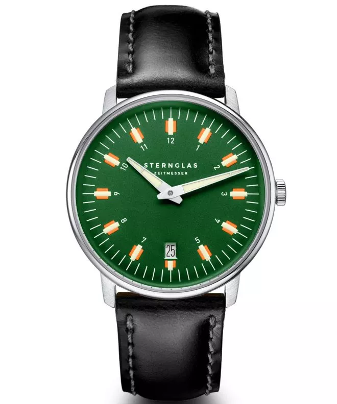 Hodinky pánske Sternglas Egor Green Silver S01-EG08-BR02