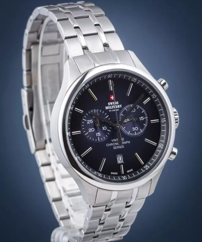 Hodinky pánske Swiss Military by Chrono Vintage Chronograph SM30192.07