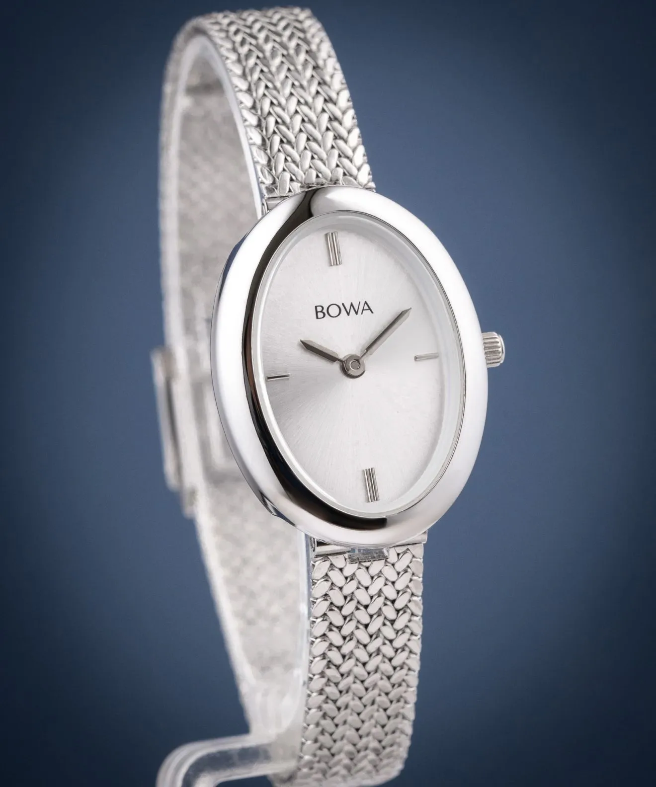 Hodinky dámske BOWA Oslo Full Silver Mesh 23 OS235-55-105M