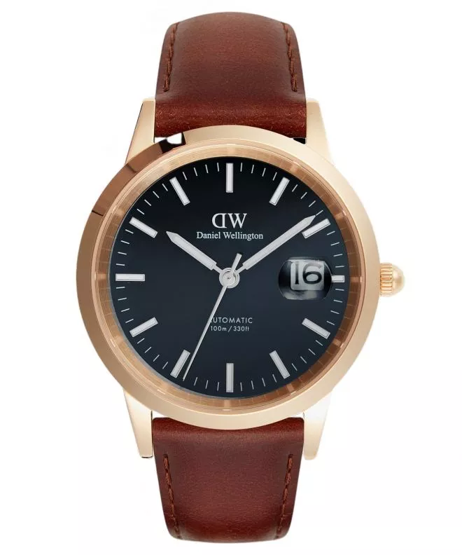 Hodinky pánske Daniel Wellington Iconic Automatic 40 St Mawes RG Arctic Enamel 40 DW00100758