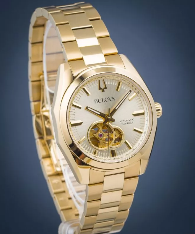 Hodinky pánske Bulova Classic Surveyor Open Heart Automatic 97A182