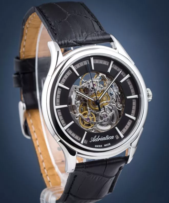 Hodinky pánske Adriatica Automatic Skeleton SET A8328.5216SA