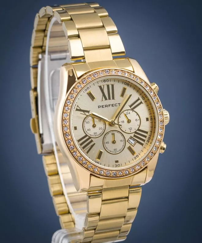 Hodinky dámske Perfect Chronograph PF00597