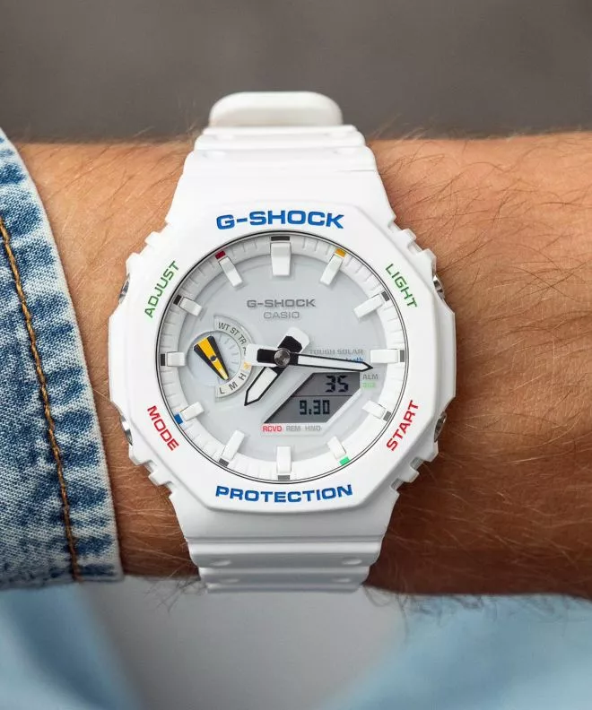 Hodinky unisex Casio G-Shock Octagon Original Bluetooth Solar GA-B2100FC-7AER