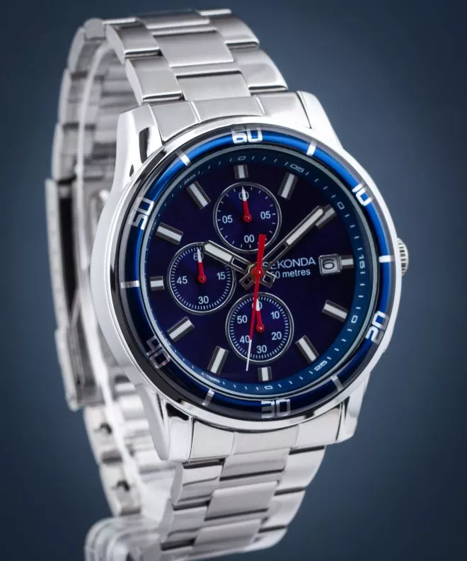 Hodinky pánske Sekonda Midnight Chronograph 30207