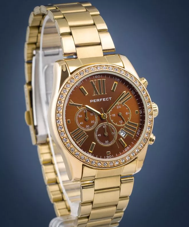 Hodinky dámske Perfect Chronograph PF00598