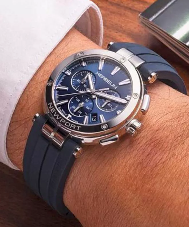 Hodinky Pánske Herbelin Newport Chronograph 37658AP15CB (37658/AP15CB)