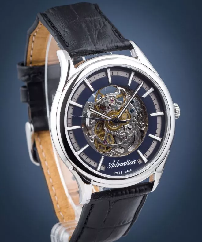 Hodinky pánske Adriatica Automatic Skeleton SET A8328.5215SA