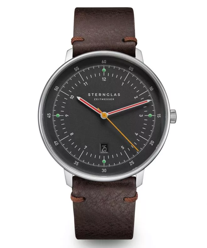 Hodinky pánske Sternglas Hamburg Neugraphite S01-HH39-VI11