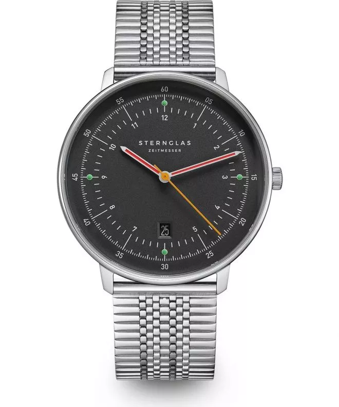 Hodinky pánske Sternglas Hamburg Neugraphite S01-HH39-ME08