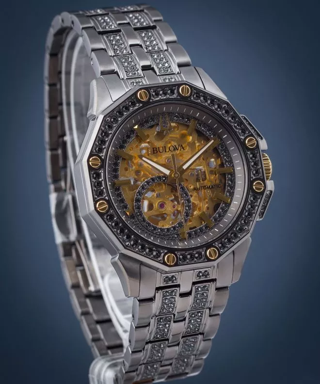 Hodinky pánske Bulova Octava Skeleton Automatic 98A293