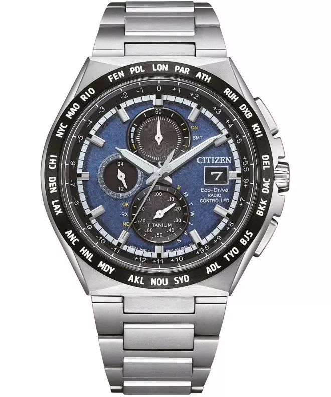 Hodinky pánske Citizen Radio Controlled Super Titanium Eco-Drive AT8238-84L