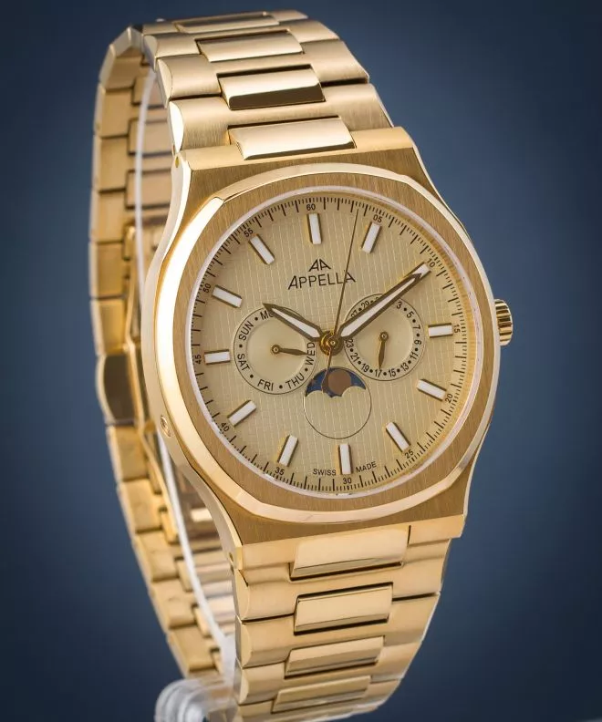Hodinky pánske Appella Moonphase L12006.1111QF