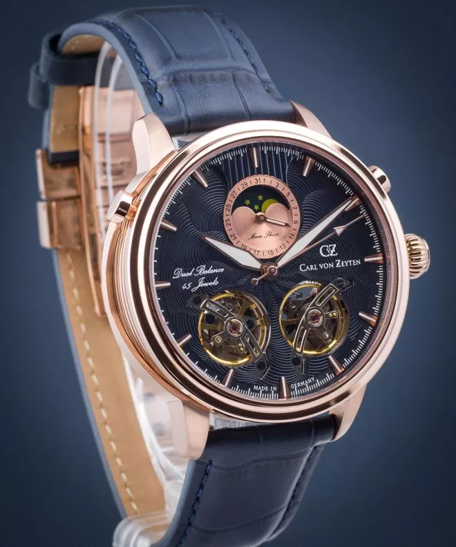 Hodinky pánske Carl von Zeyten Durbach Open Heart Automatic Limited Edition CVZ0060RBLS