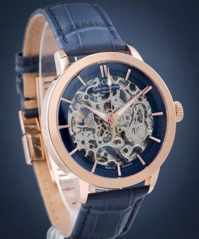 Hodinky pánske Carl von Zeyten Triberg Skeleton Automatic Limited Edition CVZ0013RBLS