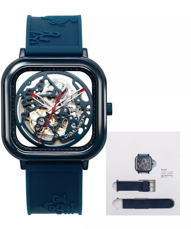 Hodinky Pánske Ciga Design Full Hollow Ceramic Skeleton Automatic Z051-BUBU-N5BU