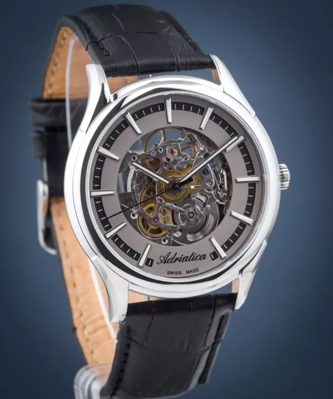 Hodinky pánske Adriatica Automatic Skeleton SET A8328.5217SA