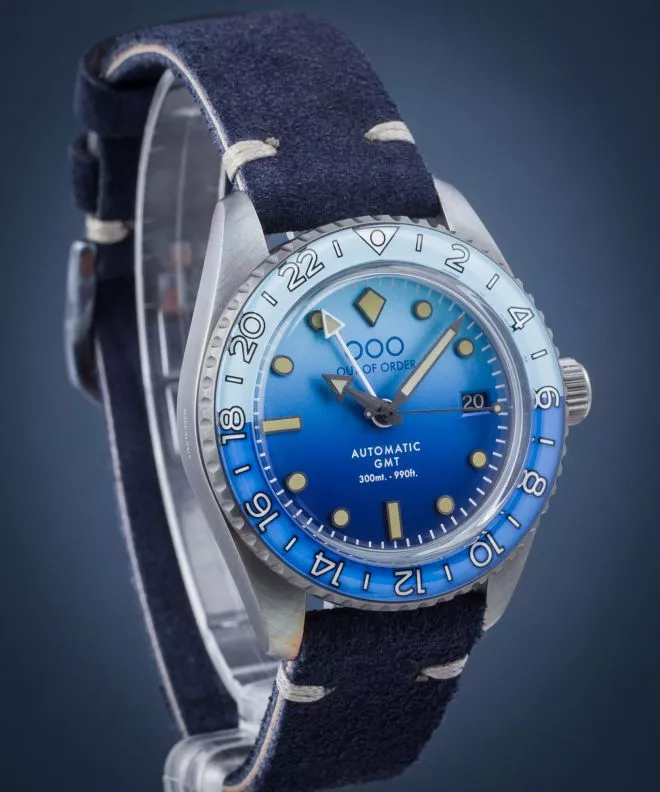 Hodinky Unisex Out of Order Shaker Bomba Blu Automatic GMT OOO.001-25.BB