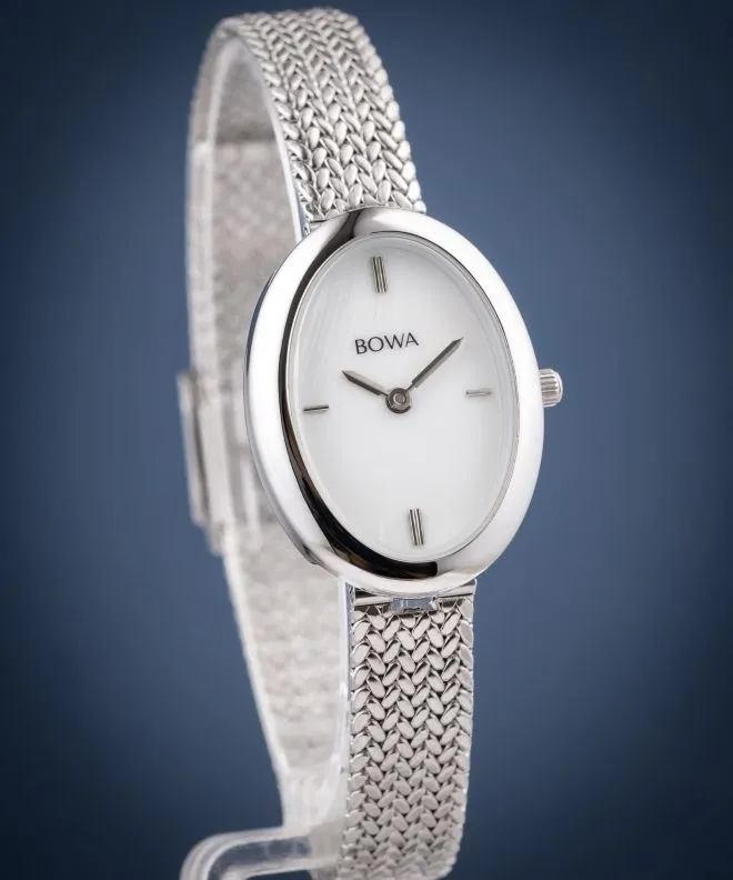 Hodinky dámske BOWA Oslo Pearl-Silver Mesh 23 OS235-155-105M