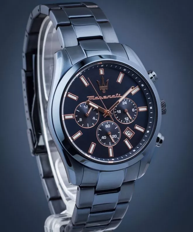 Hodinky pánske Maserati Attrazione Chronograph Blue Edition R8873626003